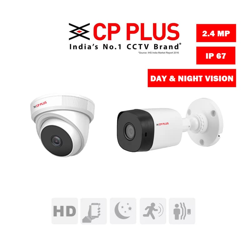 CP Plus 4CH DVR Kit
