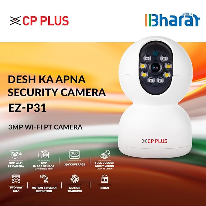 CP Plus 3MP Smart Wi-Fi Camera