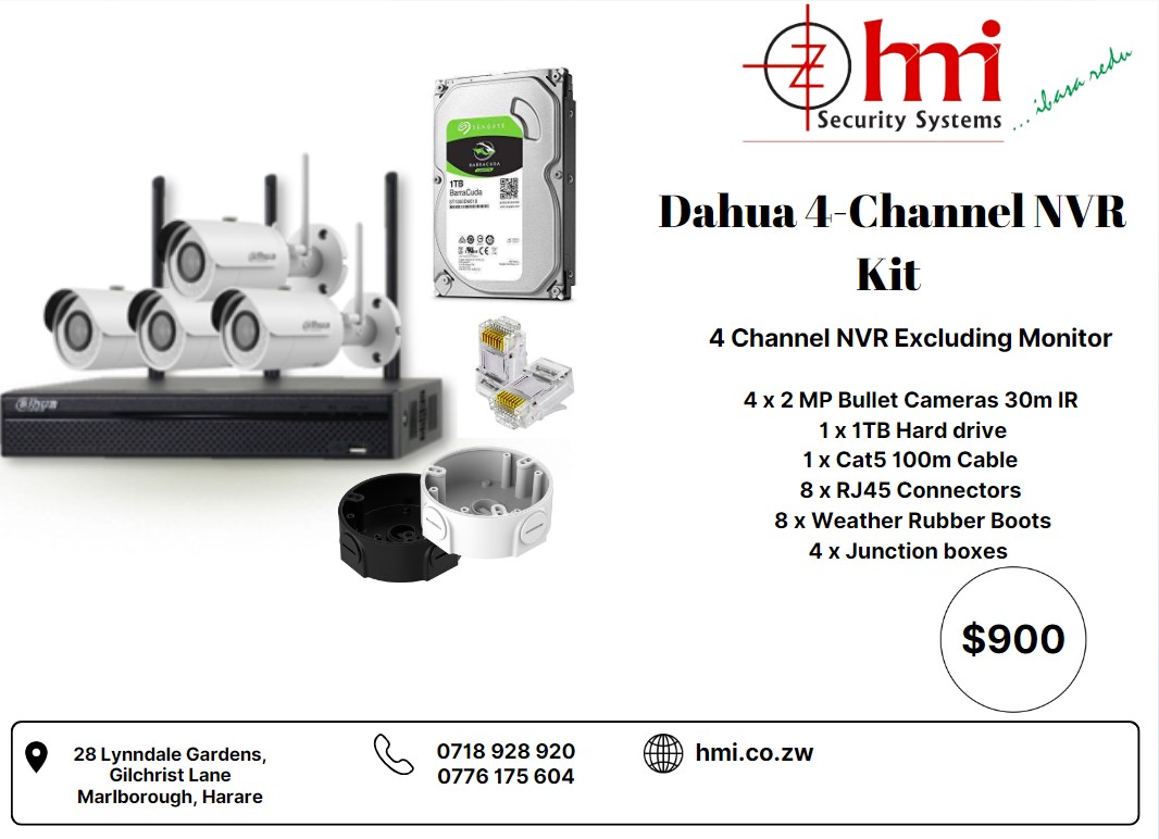 Dahua 4CH NVR Kit